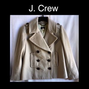J. Crew Wool Pea Coat  Size Small🐫